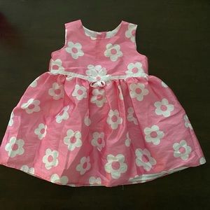 Pink flower dress